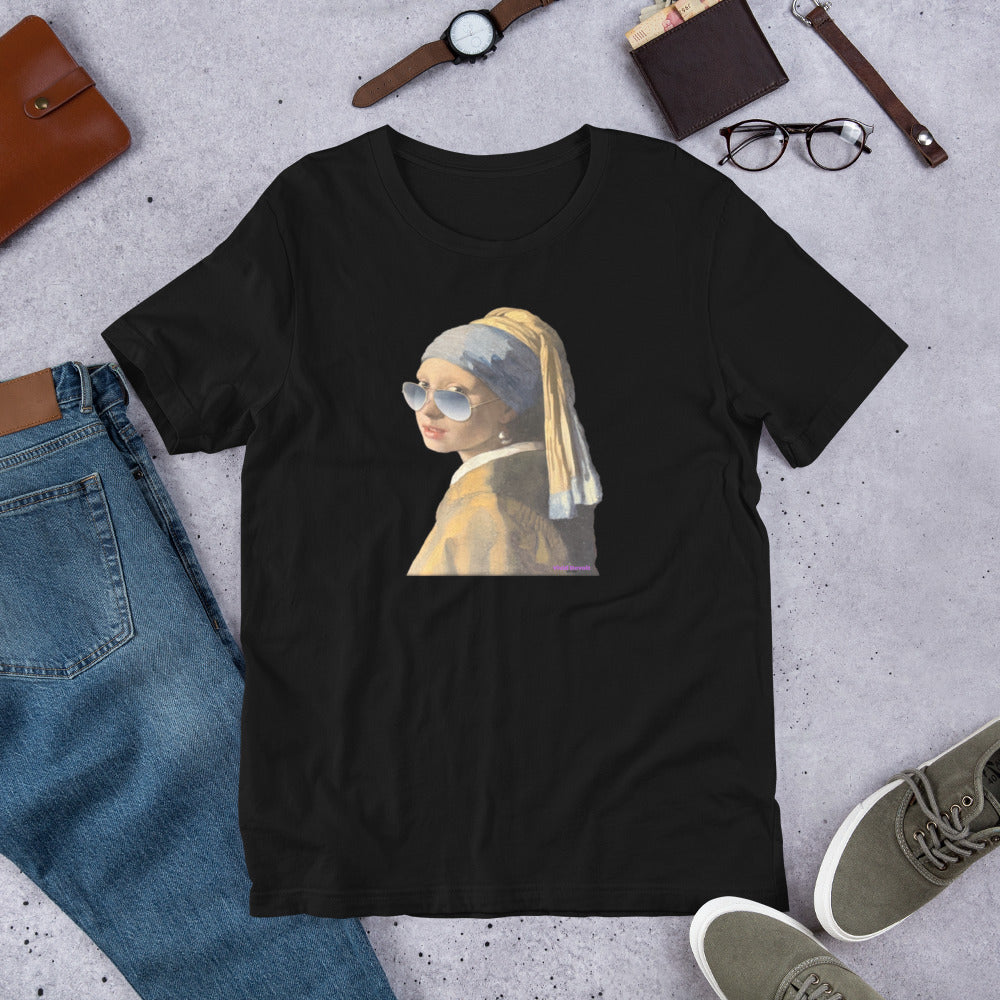 Alternative Art of Girl with a Pearl Earring - Unisex T-Shirt