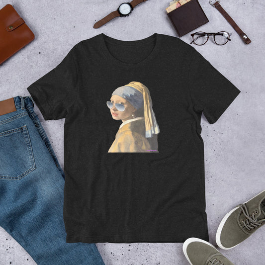 Alternative Art of Girl with a Pearl Earring - Unisex T-Shirt