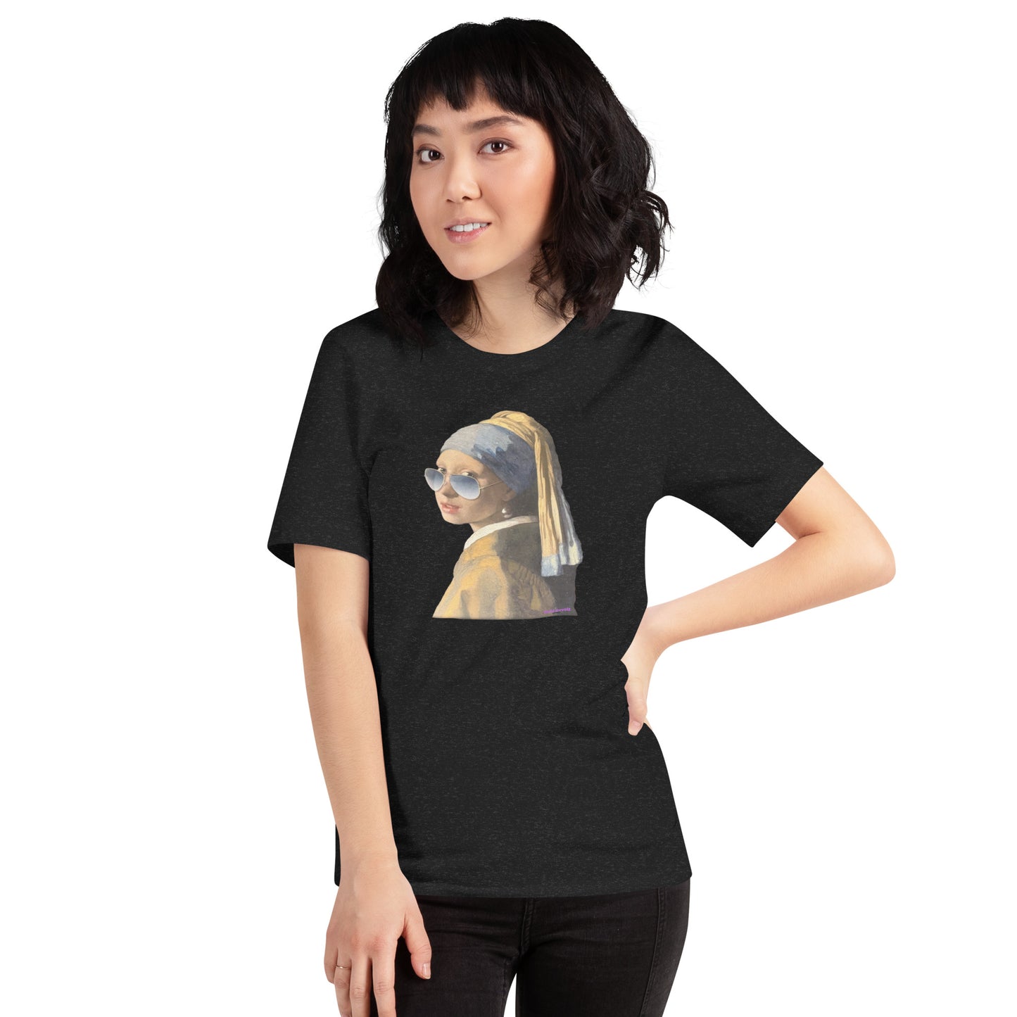 Alternative Art of Girl with a Pearl Earring - Unisex T-Shirt