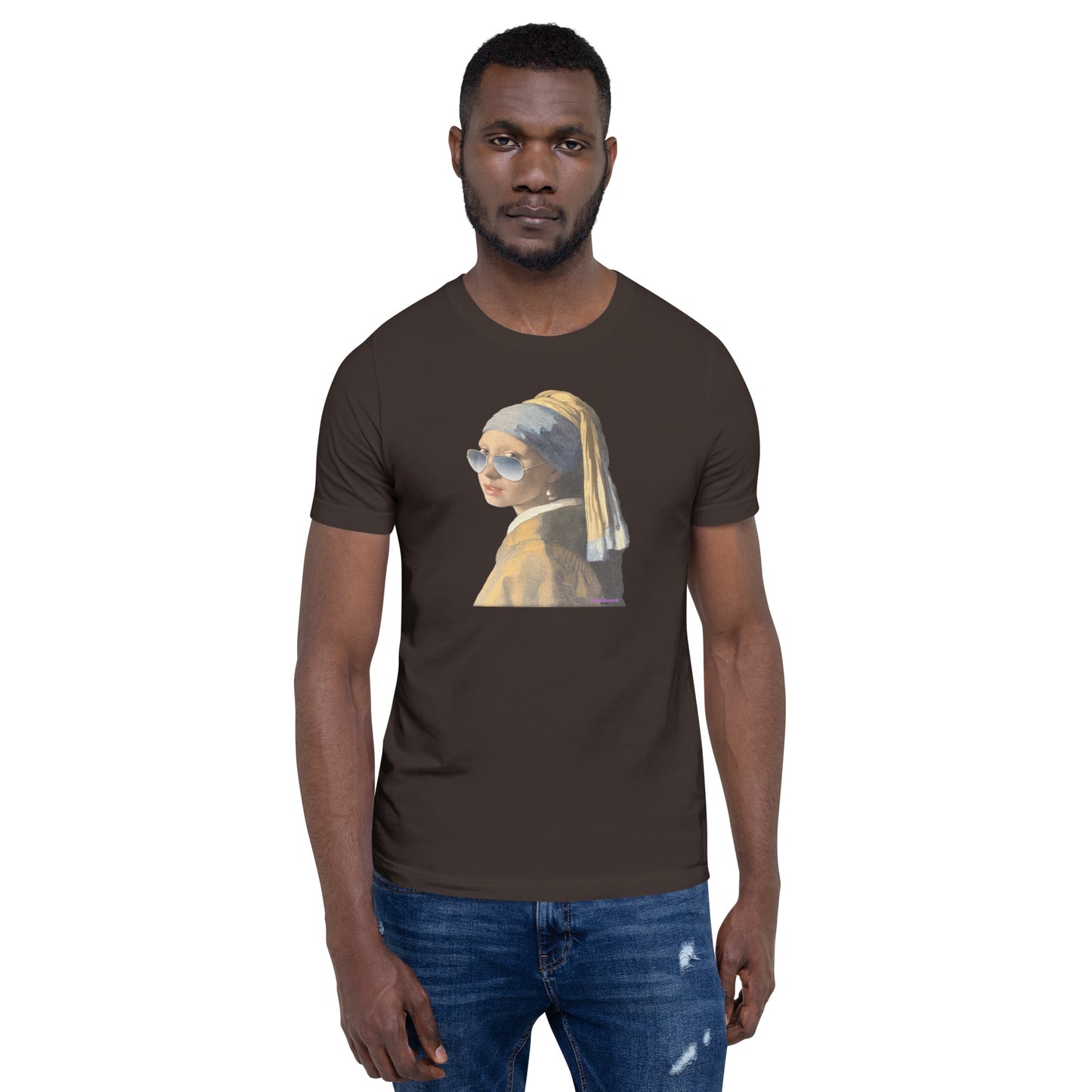 Alternative Art of Girl with a Pearl Earring - Unisex T-Shirt