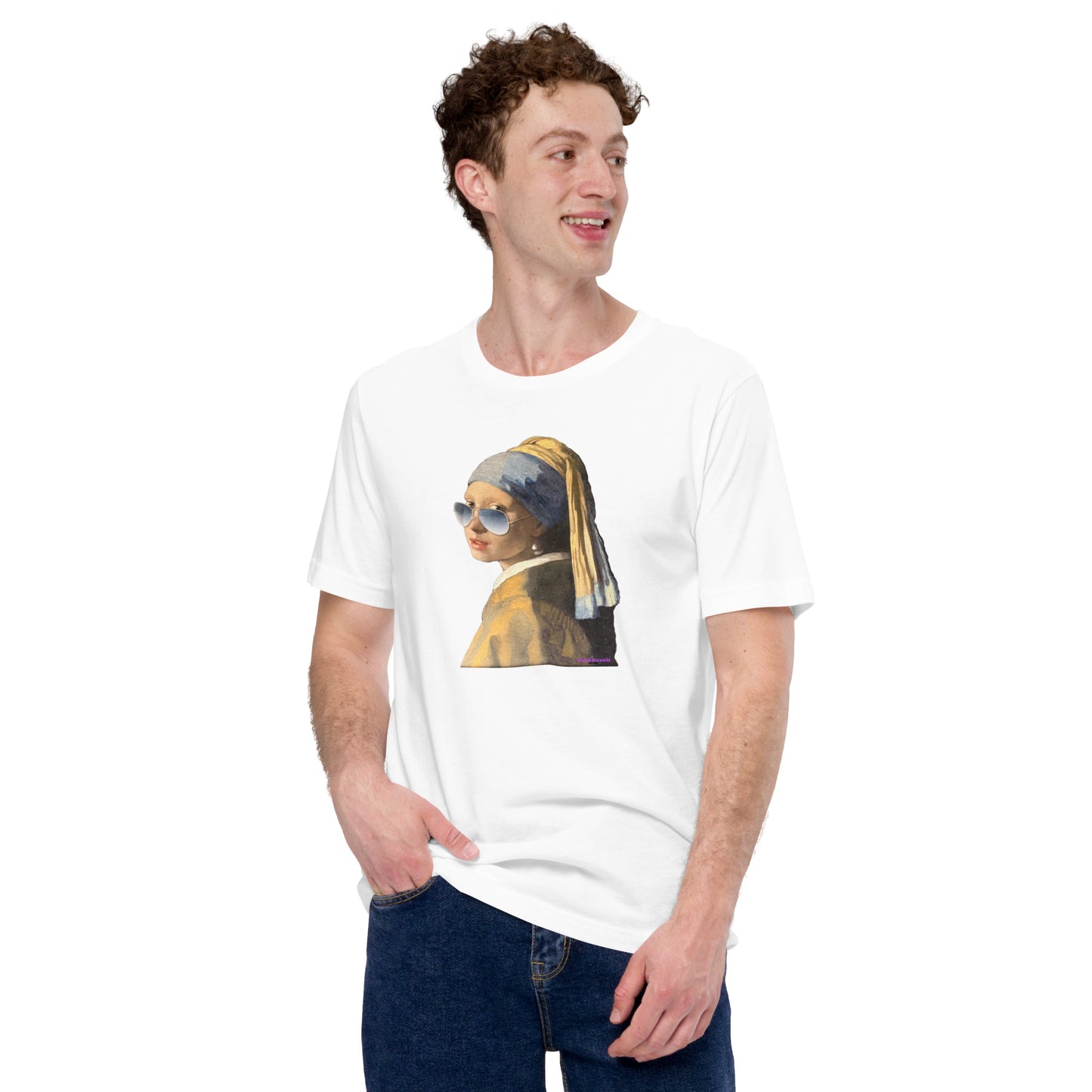 Alternative Art of Girl with a Pearl Earring - Unisex T-Shirt